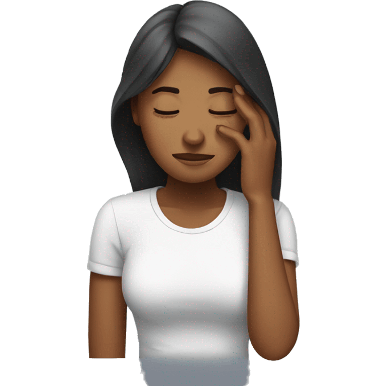 Tired woman emoji