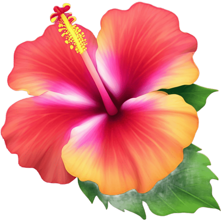 hawaiian flower  emoji