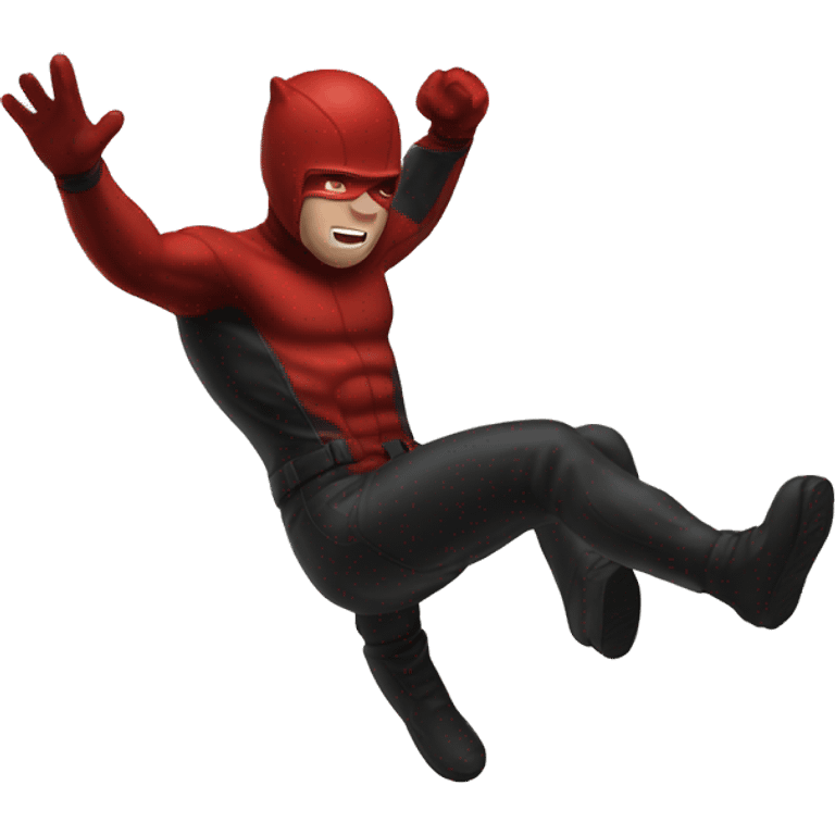 Daredevil falling  emoji