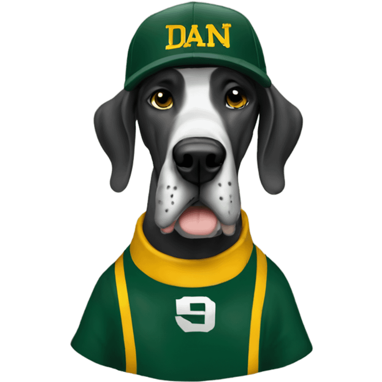 Great Dane Packer fan  emoji