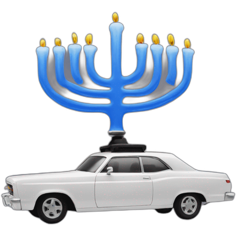 menorah-on-car-roof emoji