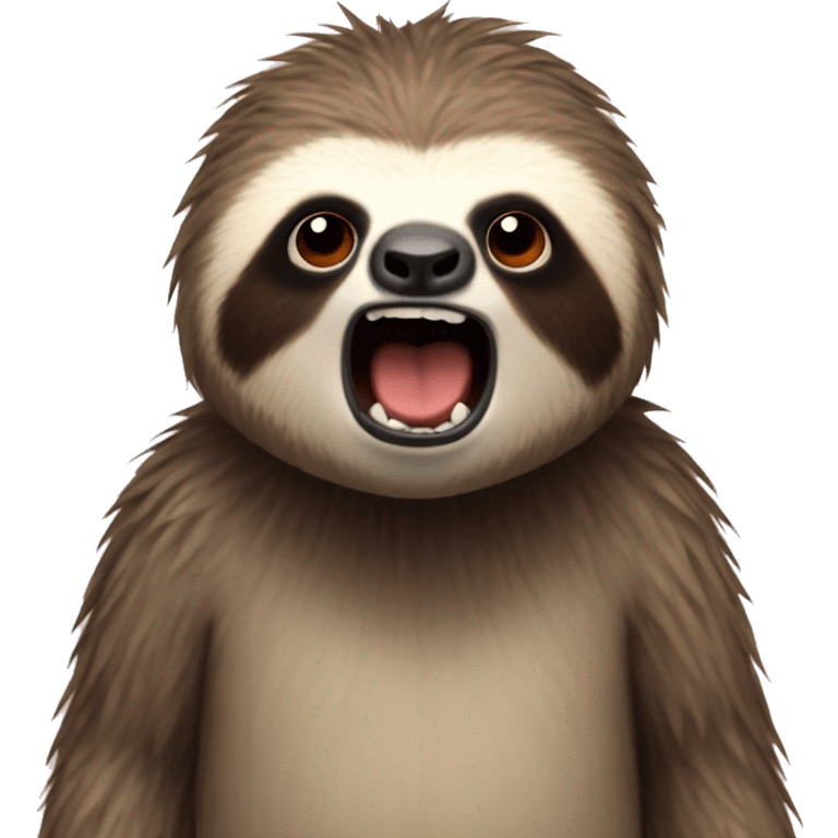 angry sloth emoji