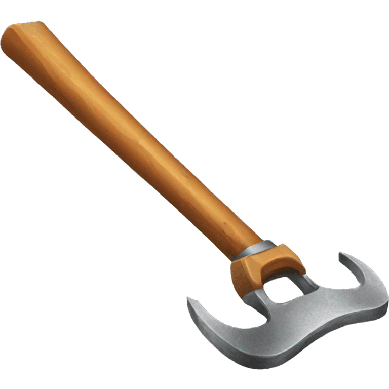 old metal crowbar emoji