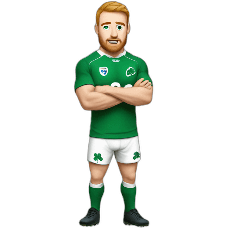 Irish rugby player emoji