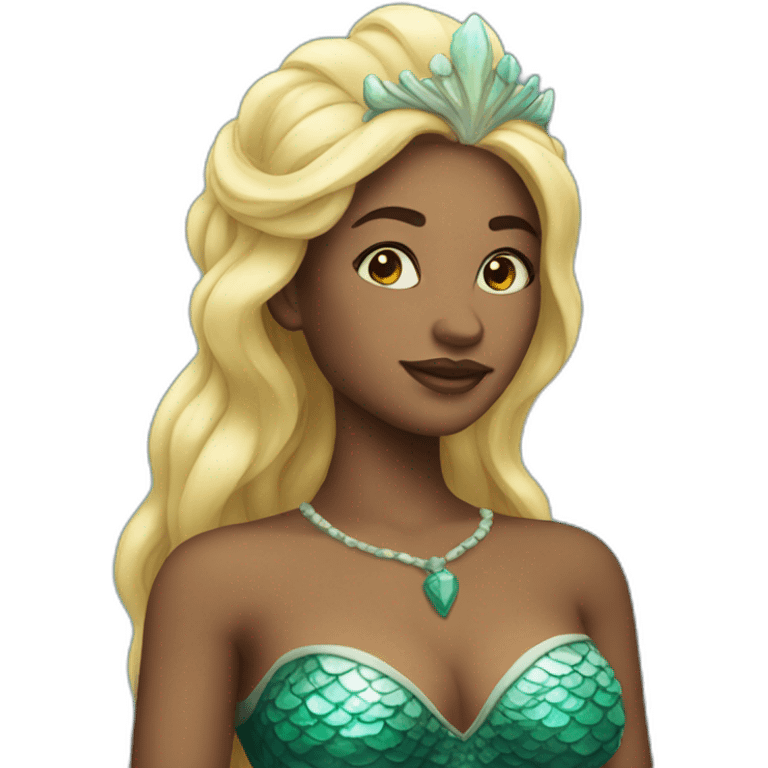 Mermaid queen emoji