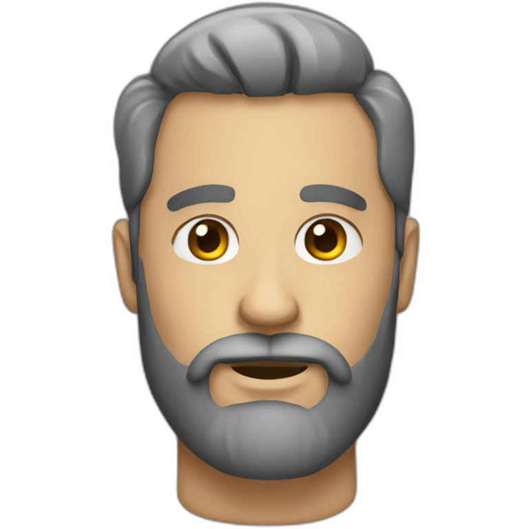 men beard emoji