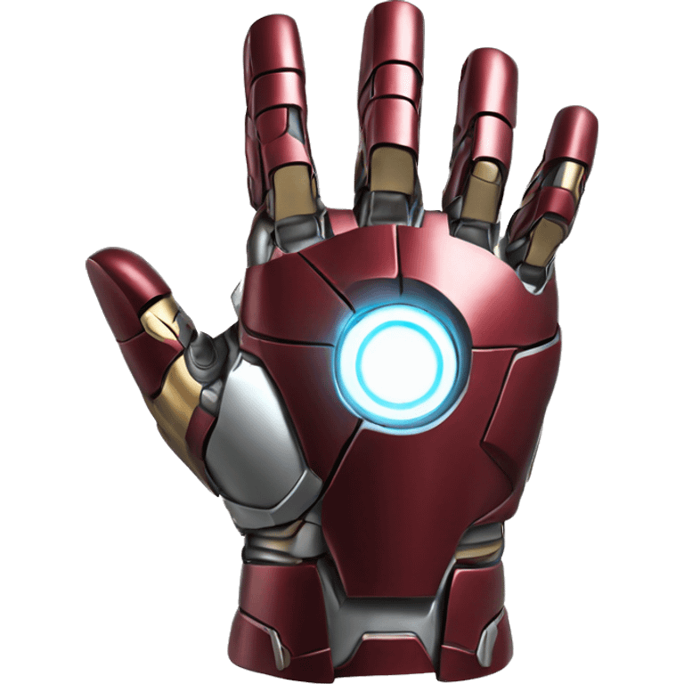 iron man armor mark 5 hand emoji