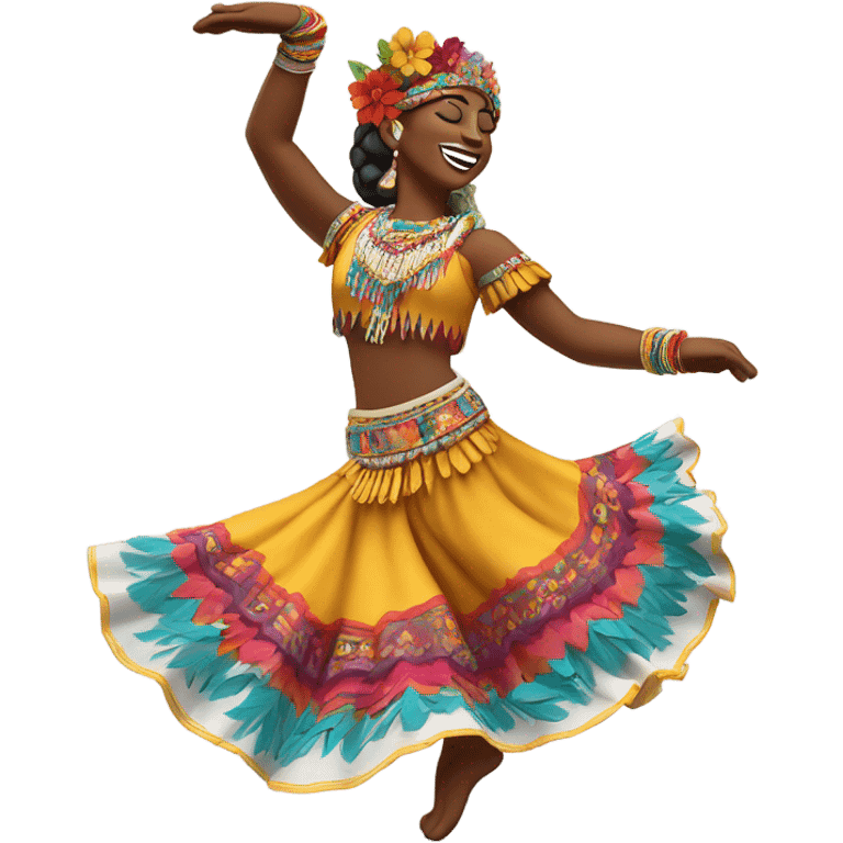 Dancing maya emoji