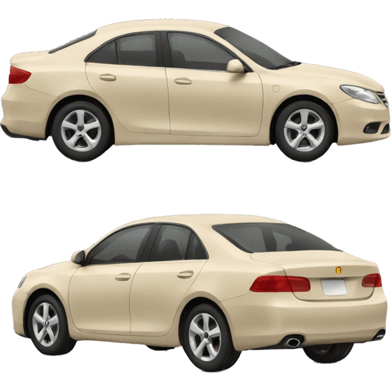 Beige cars  emoji