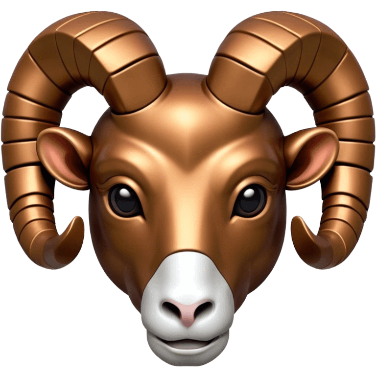 Futuristic Ram(Goat) head  emoji