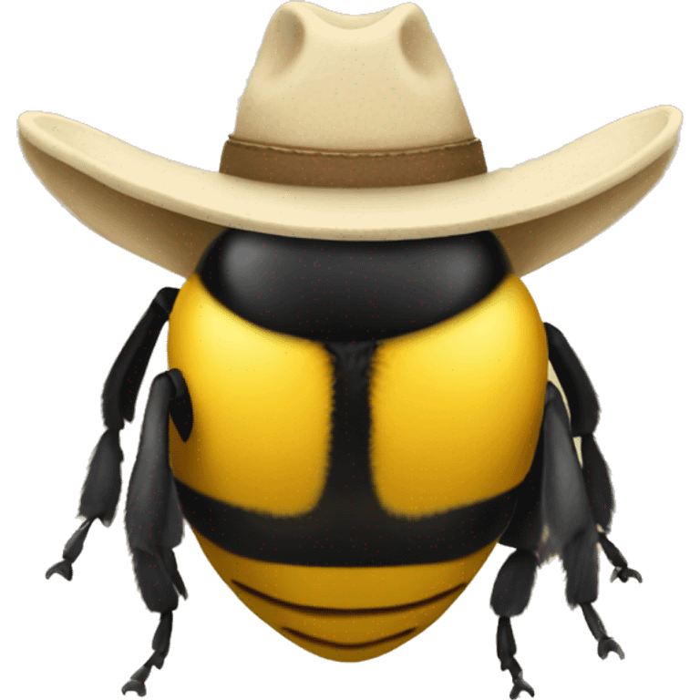 Bumblebee with a cowboy hat emoji