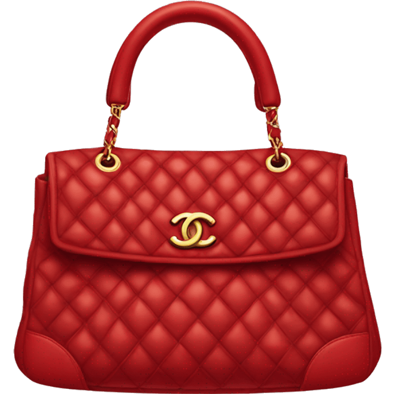 Red Chanel handbag emoji