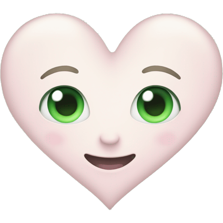 pastel green heart emoji