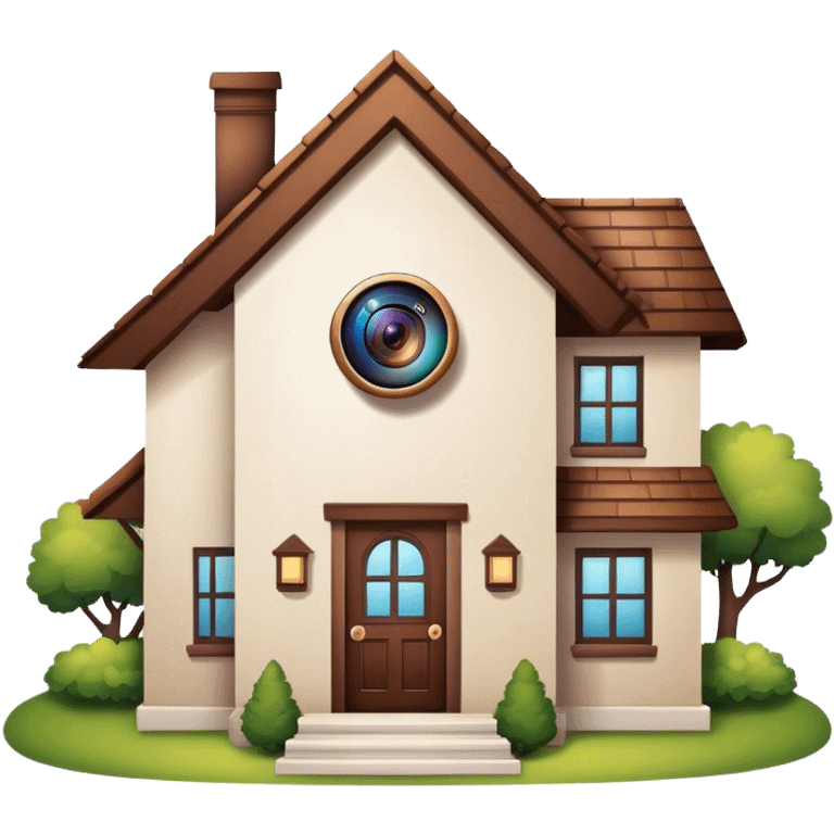 home with instagram logo emoji