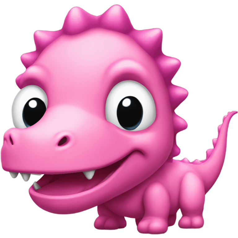 pink dino emoji