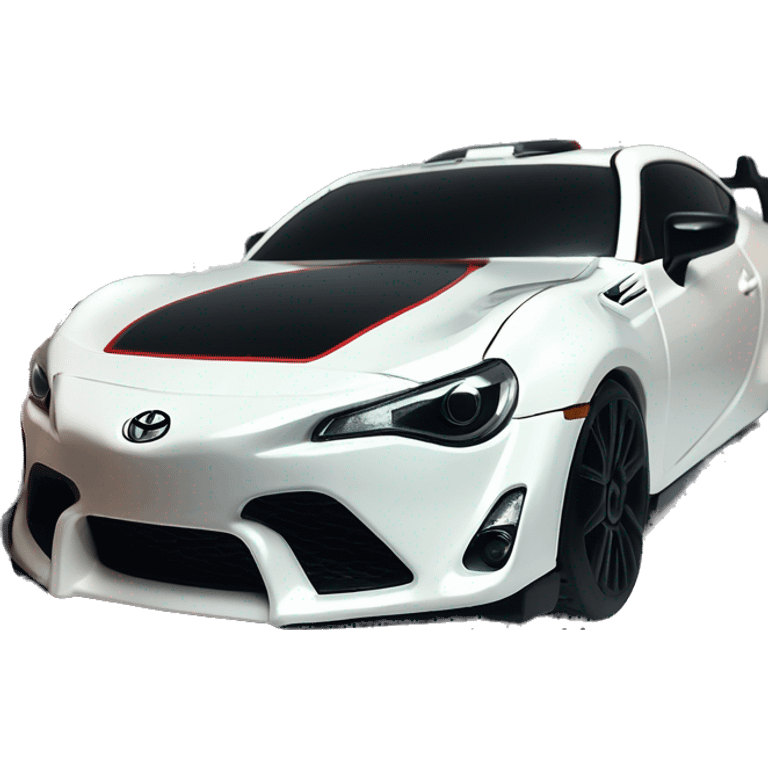 Radio Controlled Captain Rex themed 2013 Toyota 86 shaped like a Formula One race car with exposed turbine wheels  emoji