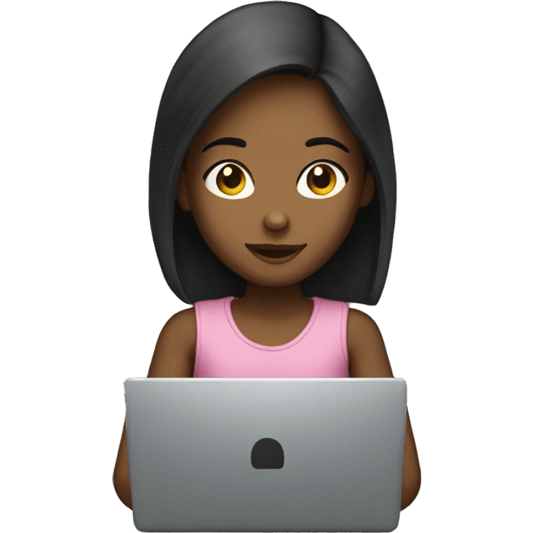 girl with laptop emoji