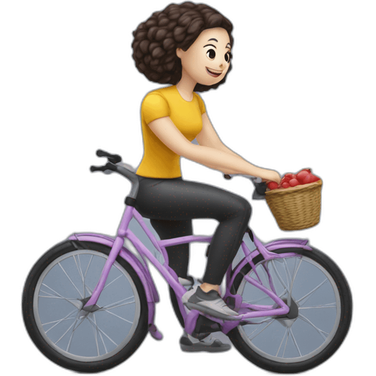 Sulli renzo fait du vélo emoji