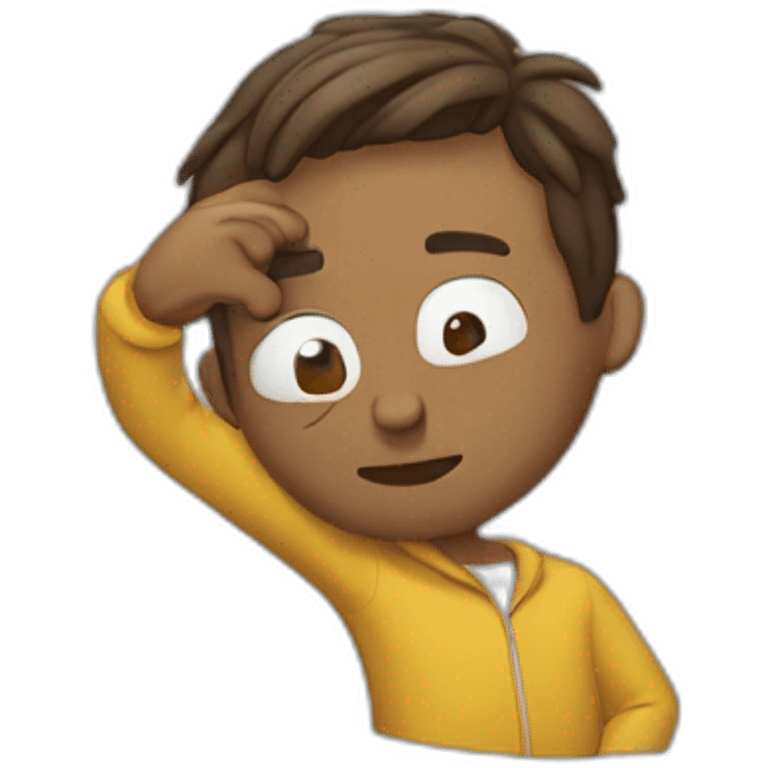 Quelqu’un qui fait un dab emoji