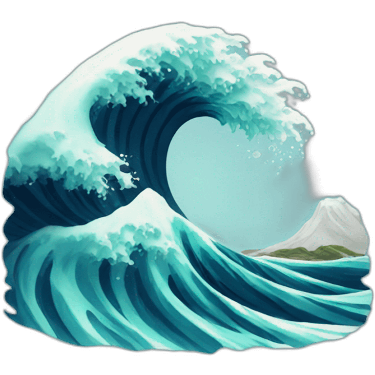 tsunami emoji