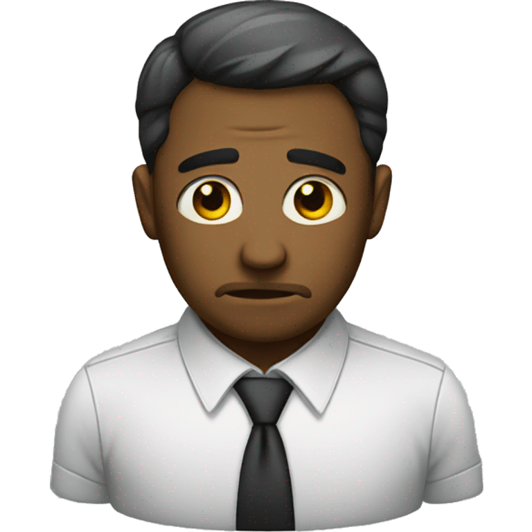 Sad business emoji