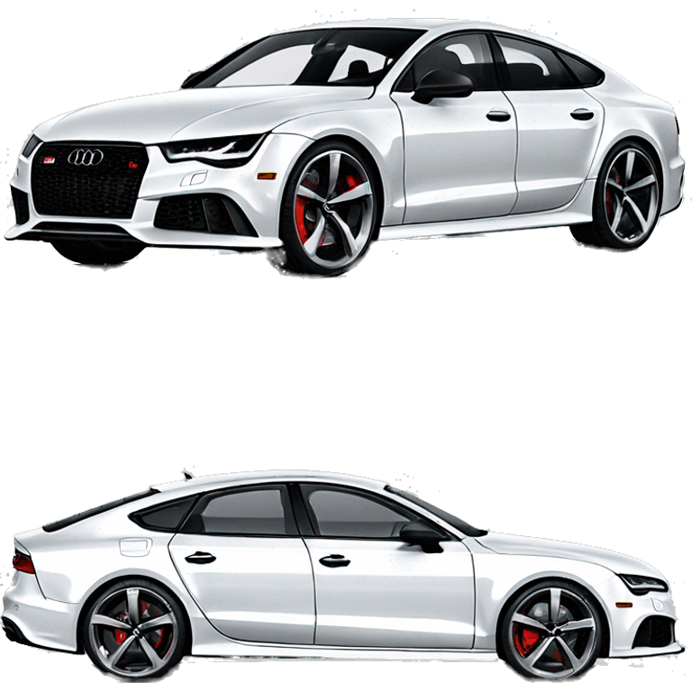 an audi rs7 emoji