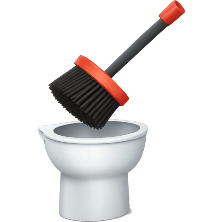 toilet brush and pot emoji