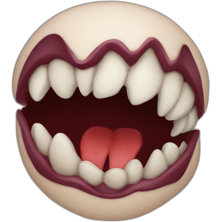 Vampire bite emoji