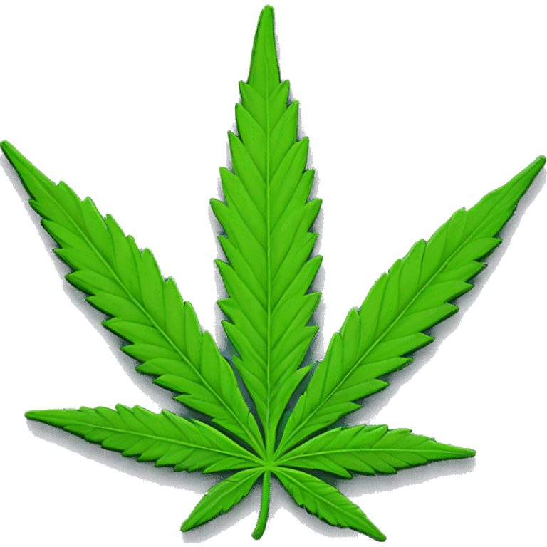 Cannabis leaf emoji