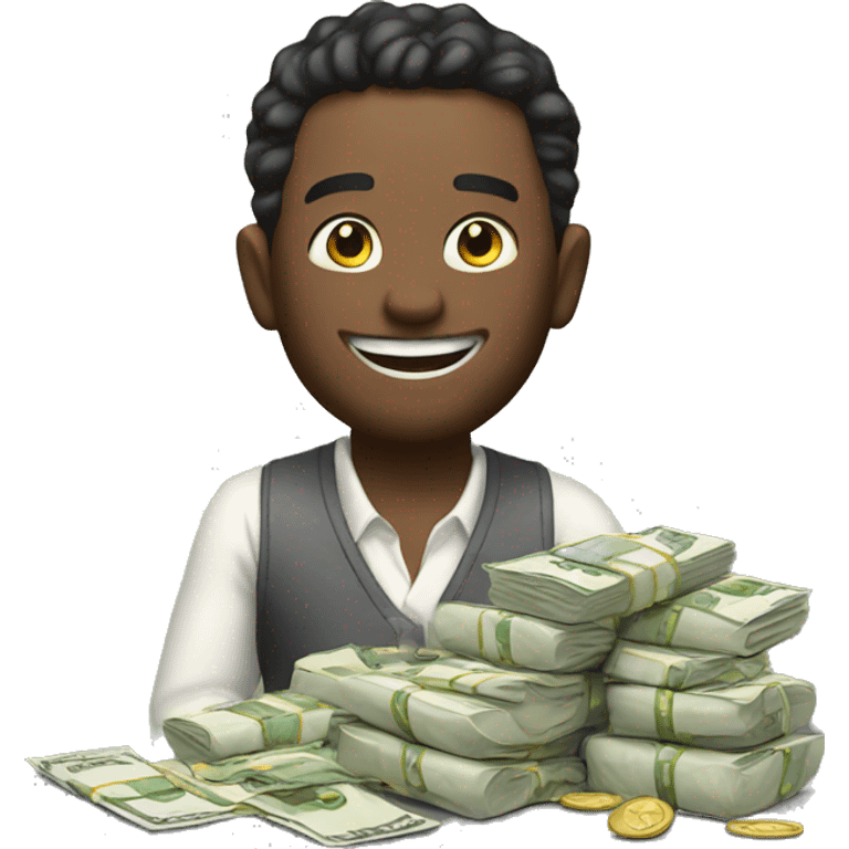 getting rich while having fun emoji