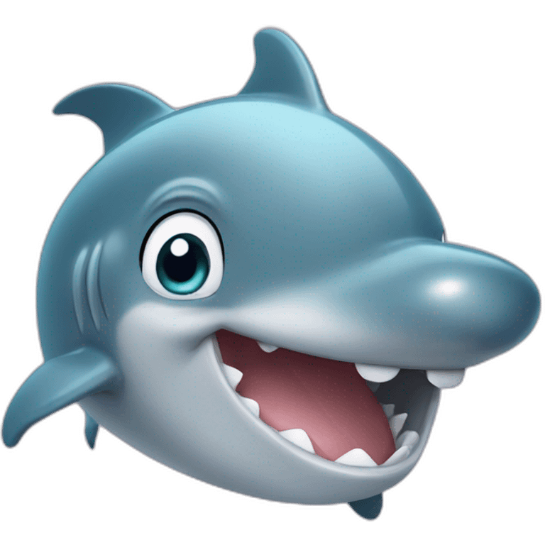 dolphin smile emoji