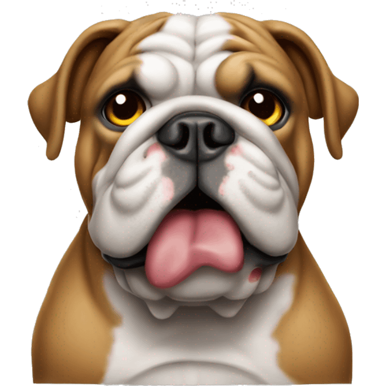 english bulldog no entry sign emoji