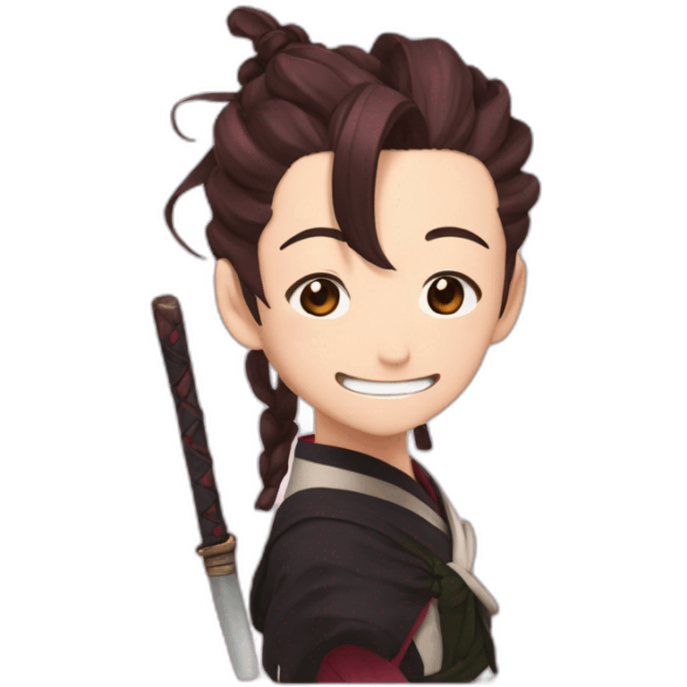 Tanjiro qui porte NEZUKO  emoji