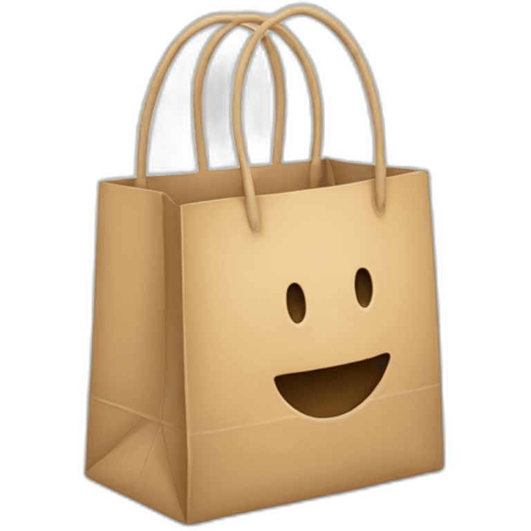 Shopping bag emoji