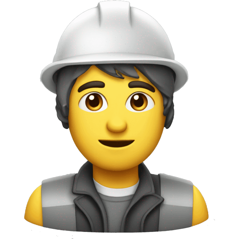 Ingeniero con casco ebrio emoji