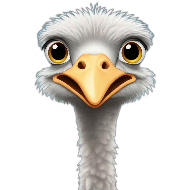 Ostrich emoji