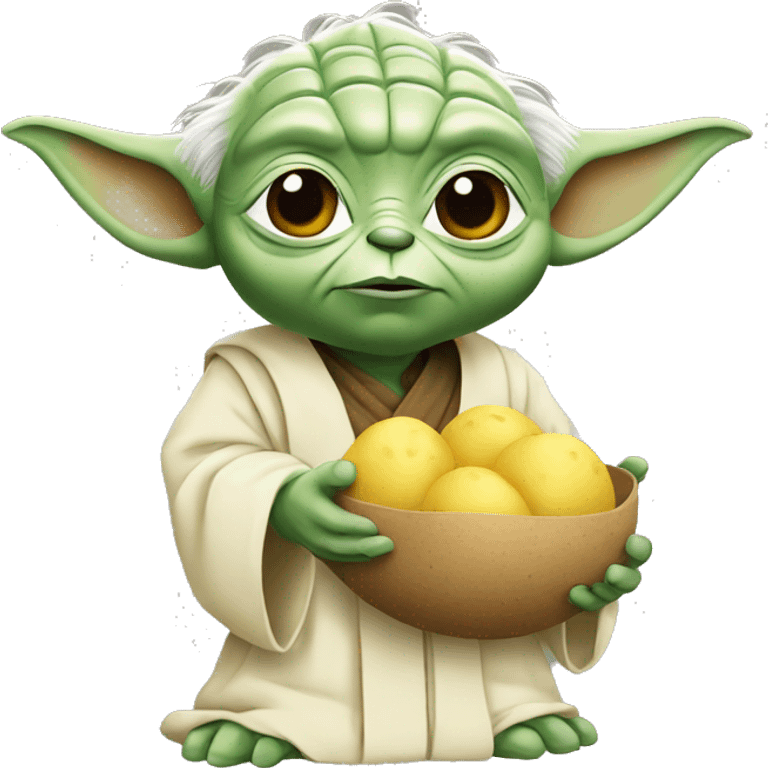 Yoda hold potato emoji