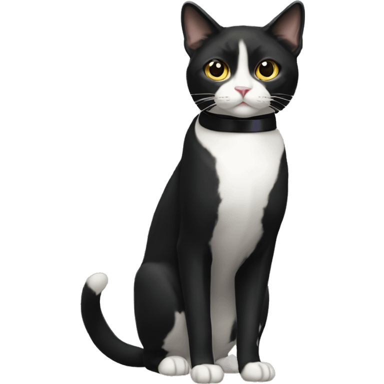 Tuxedo Cat Breed Full Body emoji