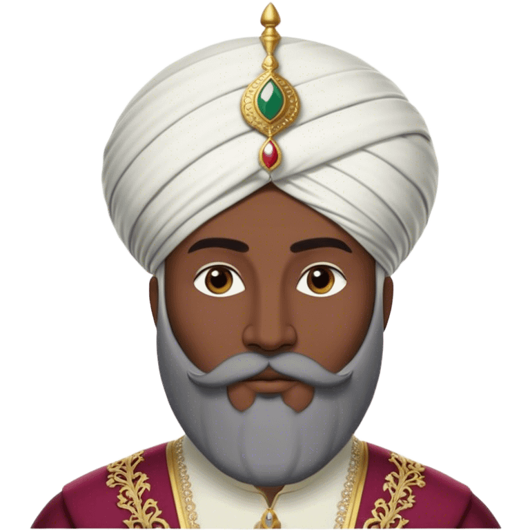 ​Cinematic Realistic Portrait of Suleiman the Magnificent, depicted as a regal Ottoman sultan adorned with a large, white, round, tall turban and a majesti beard, his commanding gaze bathed in warm, historic lighting that exudes timeless authority and grandeur, emoji