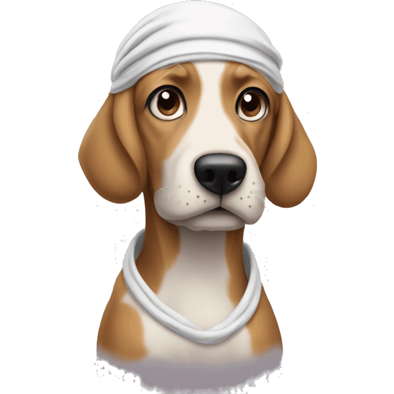 Dog with durag emoji