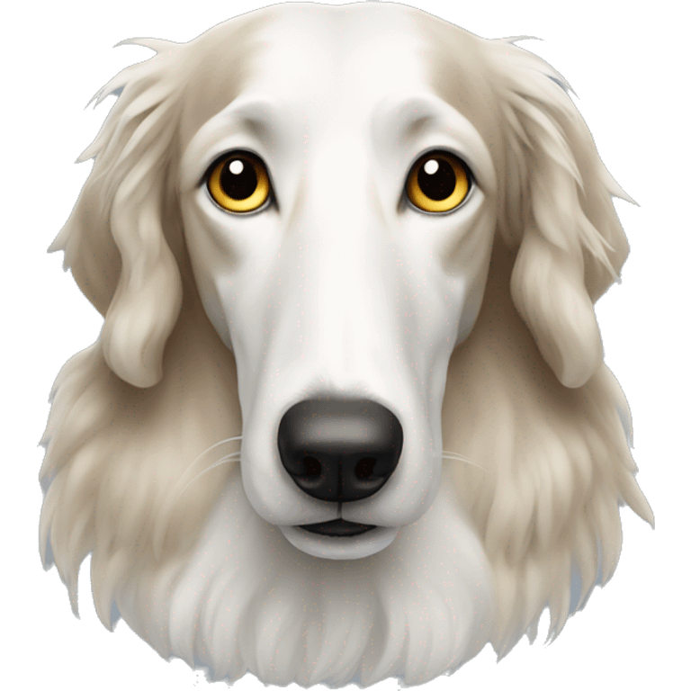 Russian borzoi dog emoji