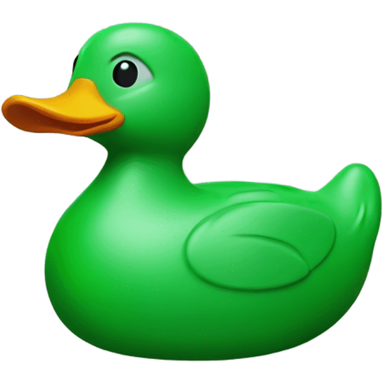 green plastic duck emoji