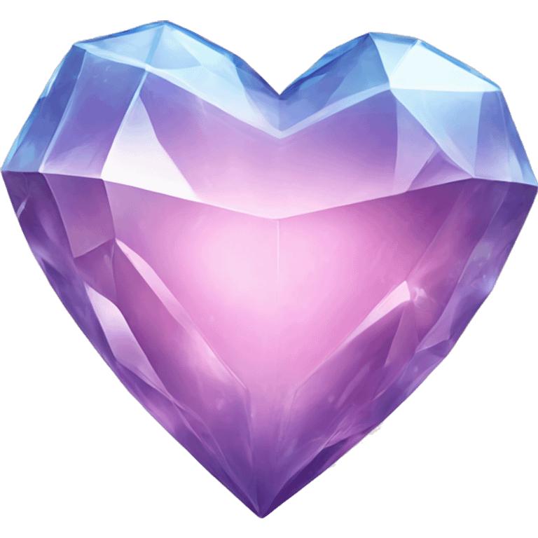 crystal heart emoji