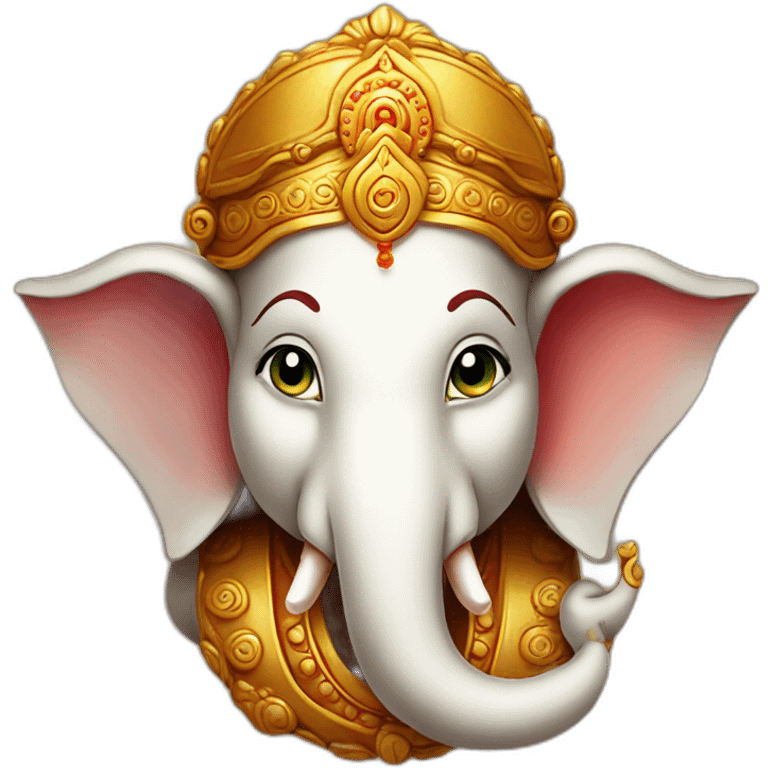 Ganpati face emoji