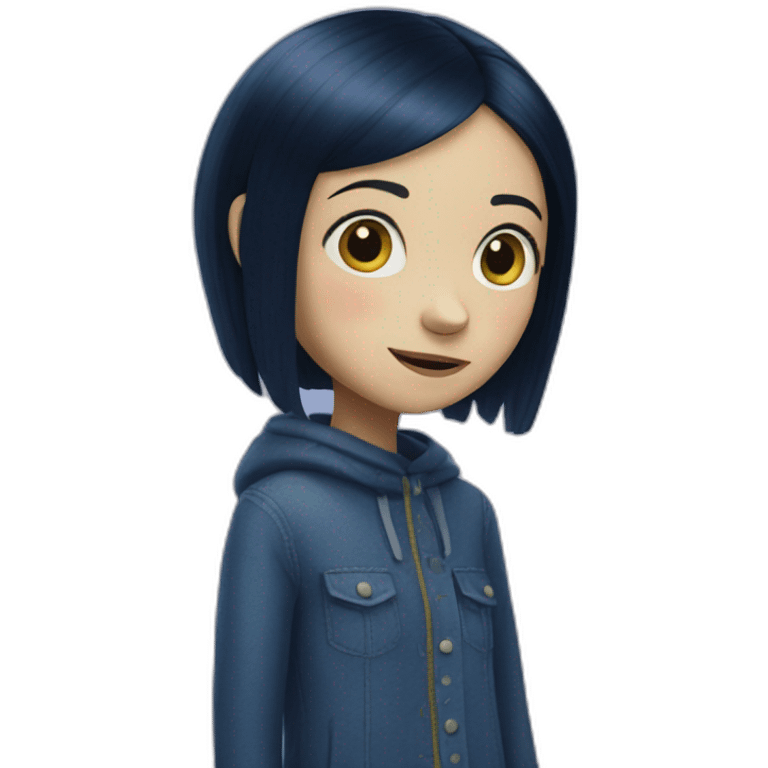 coraline girl emoji