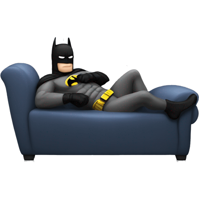 batman relaxing emoji