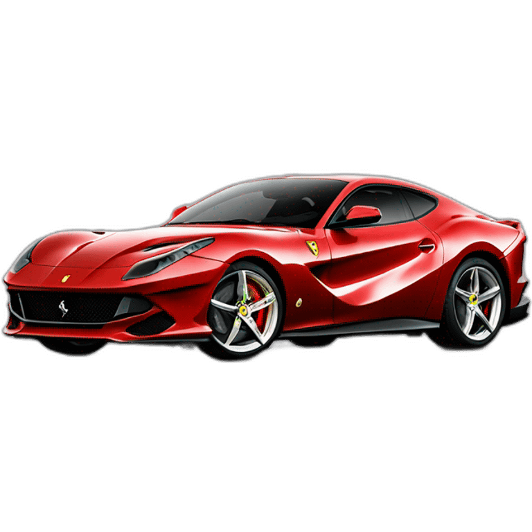 Ferrari 812 superfast red emoji