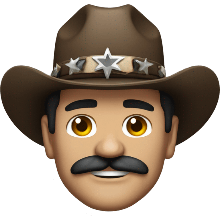 don frye fighter with cowboy hat emoji