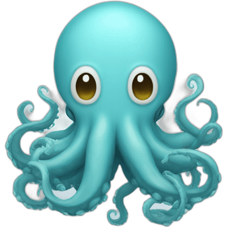 light blue kraken emoji