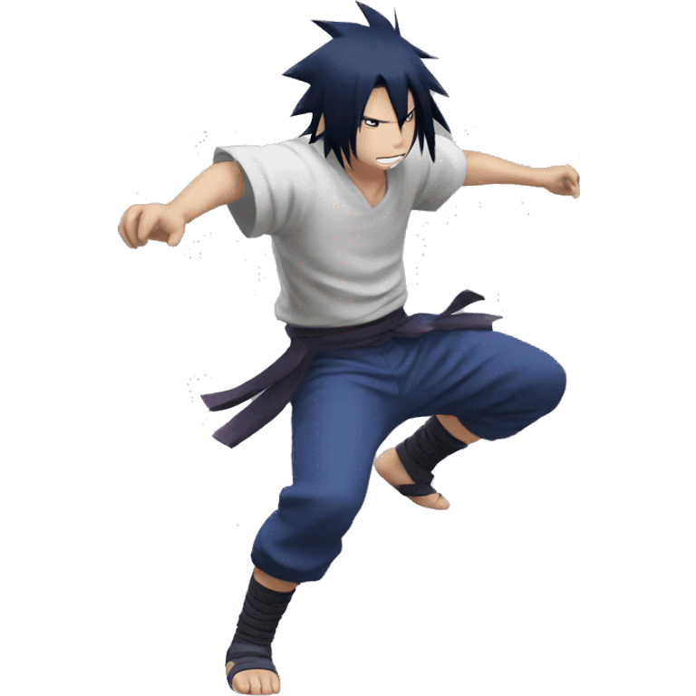 Sasuke uchiha bailando emoji